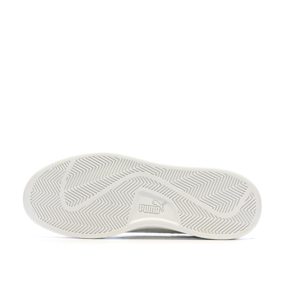 Baskets Blanches/Beiges Homme Puma Smash 3.0 vue 5