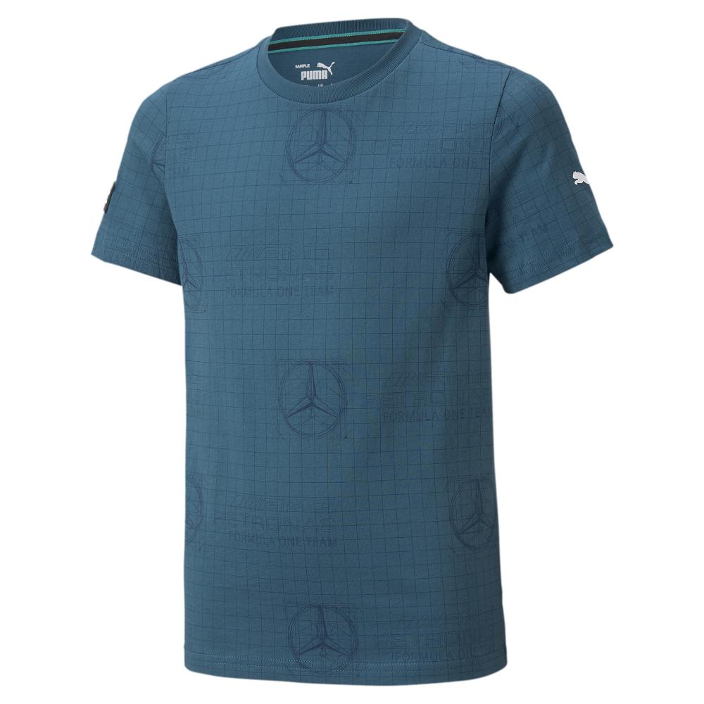 T-shirt Bleu Garçon Puma Mercedes 534044 pas cher