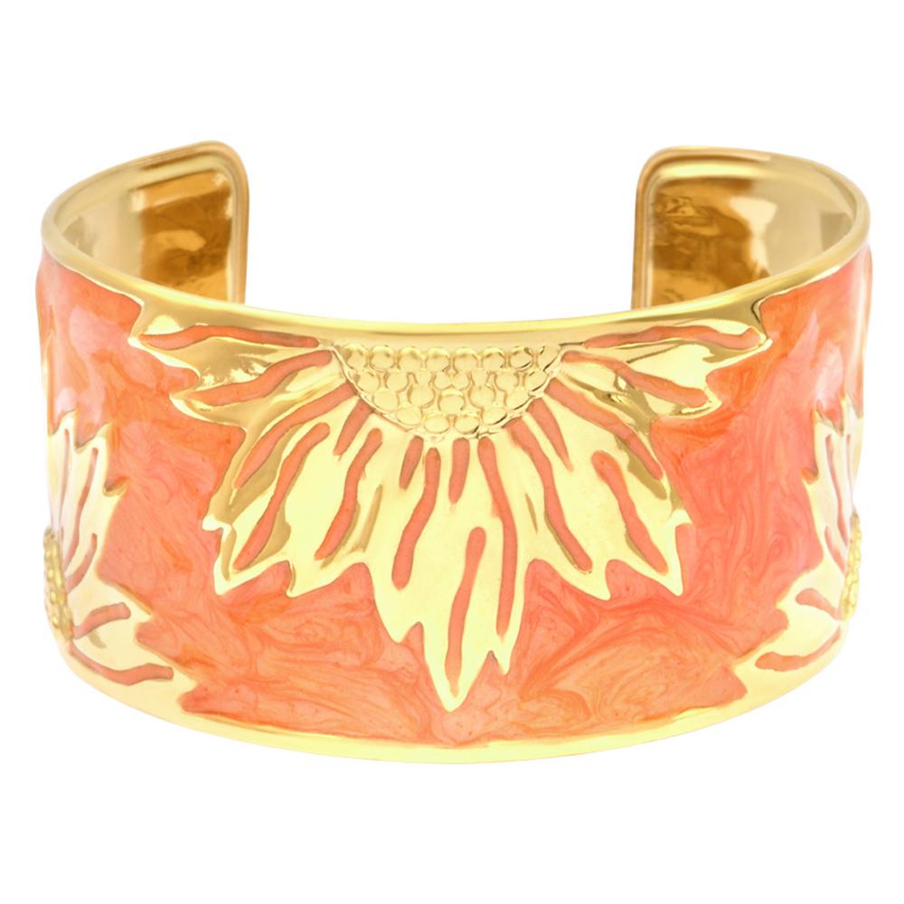 Women's Orange Clio Blue Sunflower Bracelet affordable