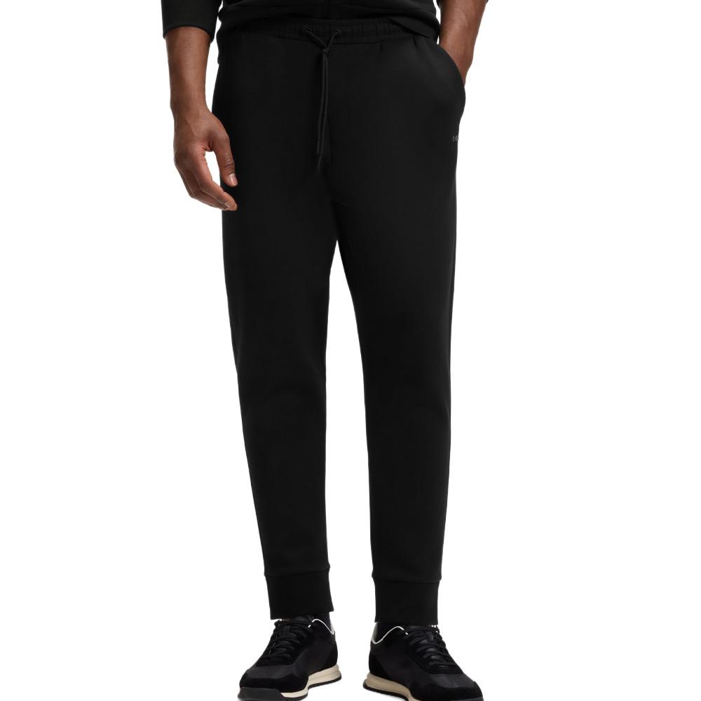 Pantalones de chándal negros para hombre Hugo Boss Hadiko barato