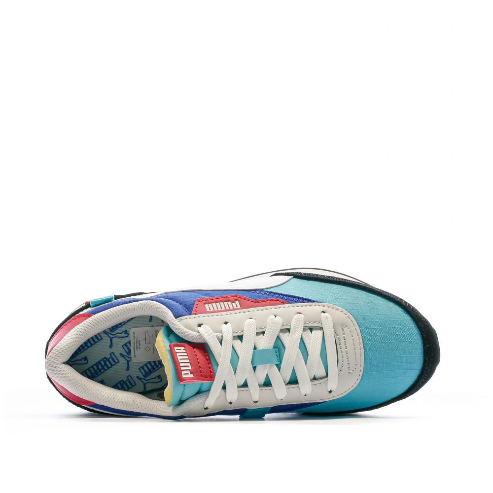 Baskets Bleu/Noir Garçon Puma Future Rider Play vue 4