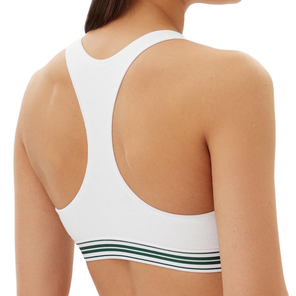 Sujetador Lacoste Out Mujer Blanco/Verde ver 2