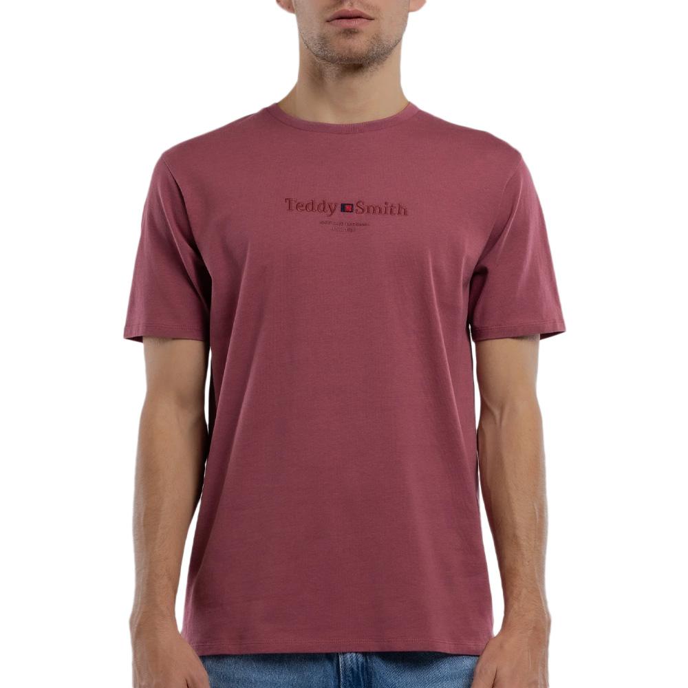 T-shirt Bordeaux Homme Teddy Smith 11017024D0 pas cher