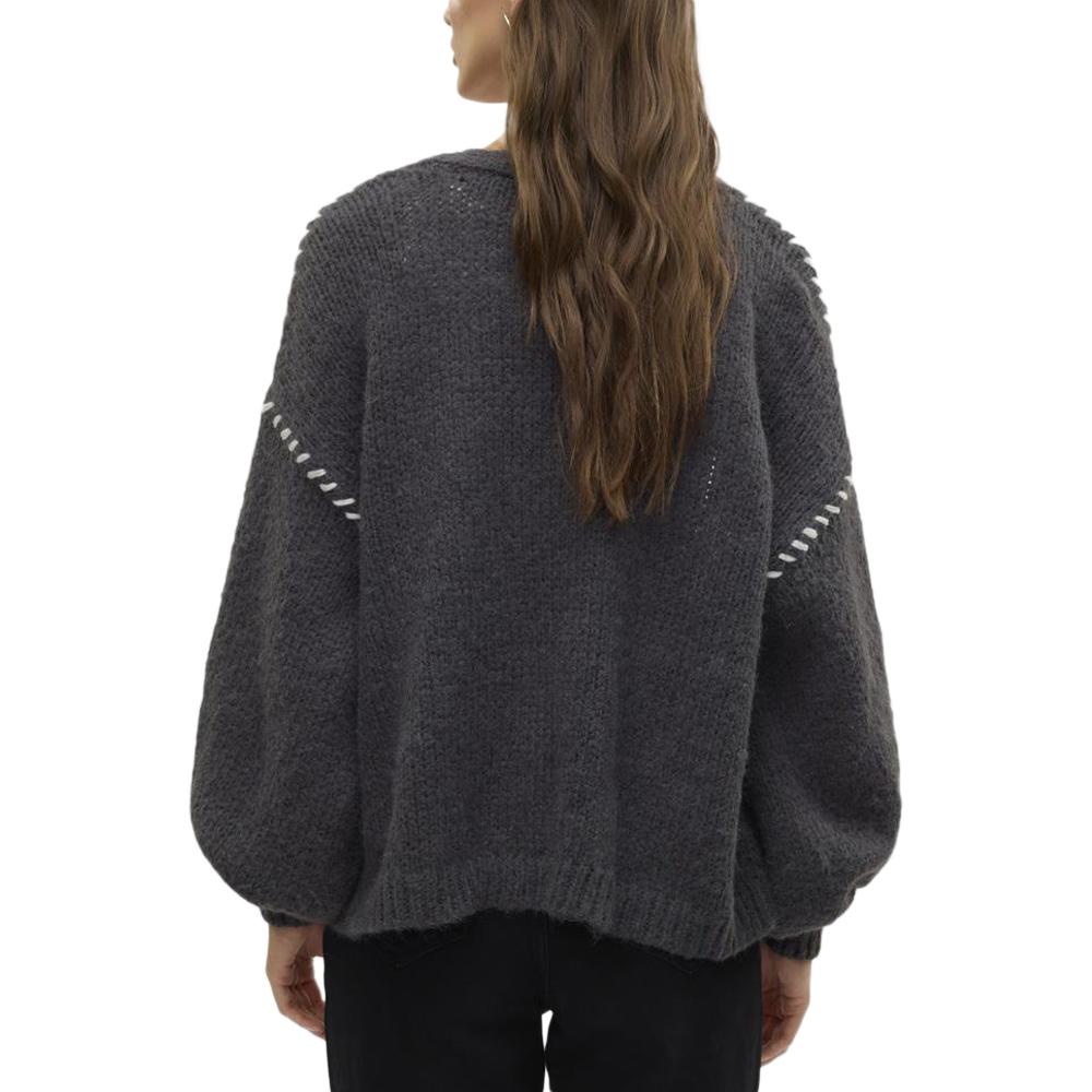 Gilet Gris Femme Vero Moda Feng vue 2