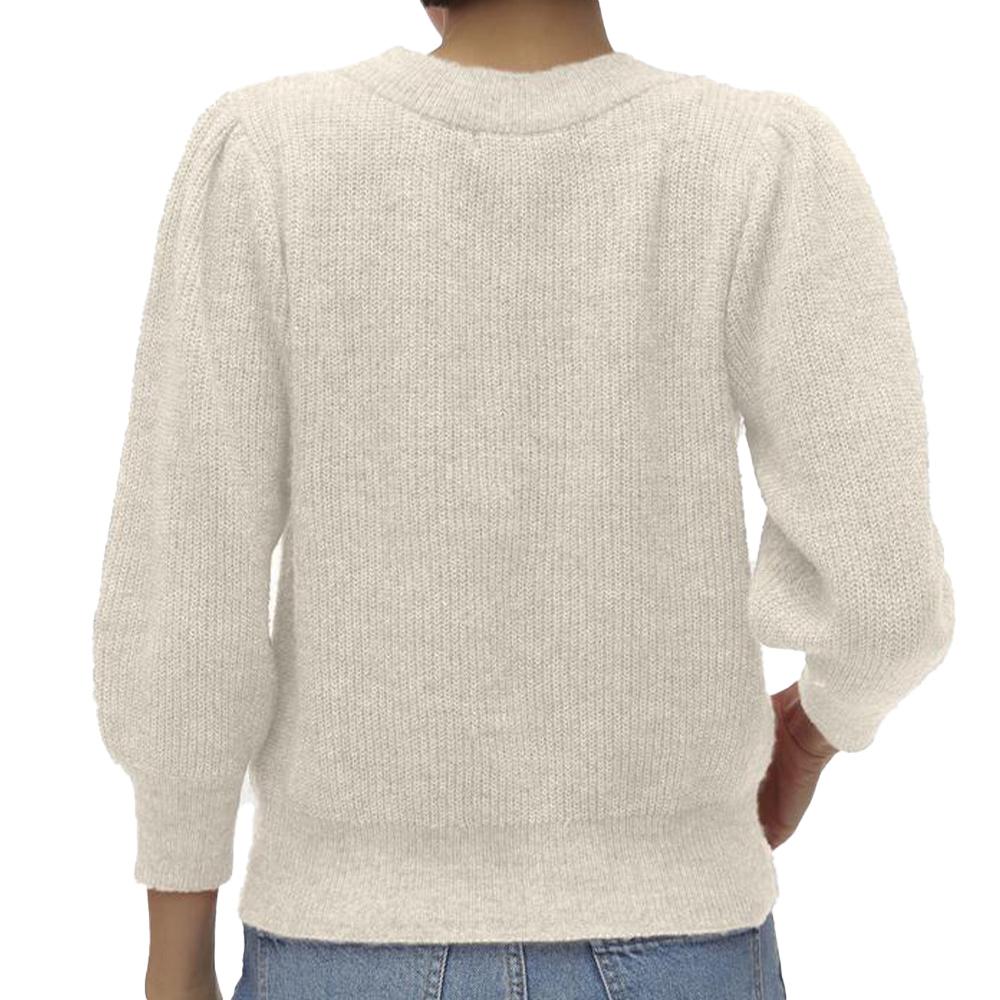 Pull Beige Femme Vero Moda Vigga vue 2