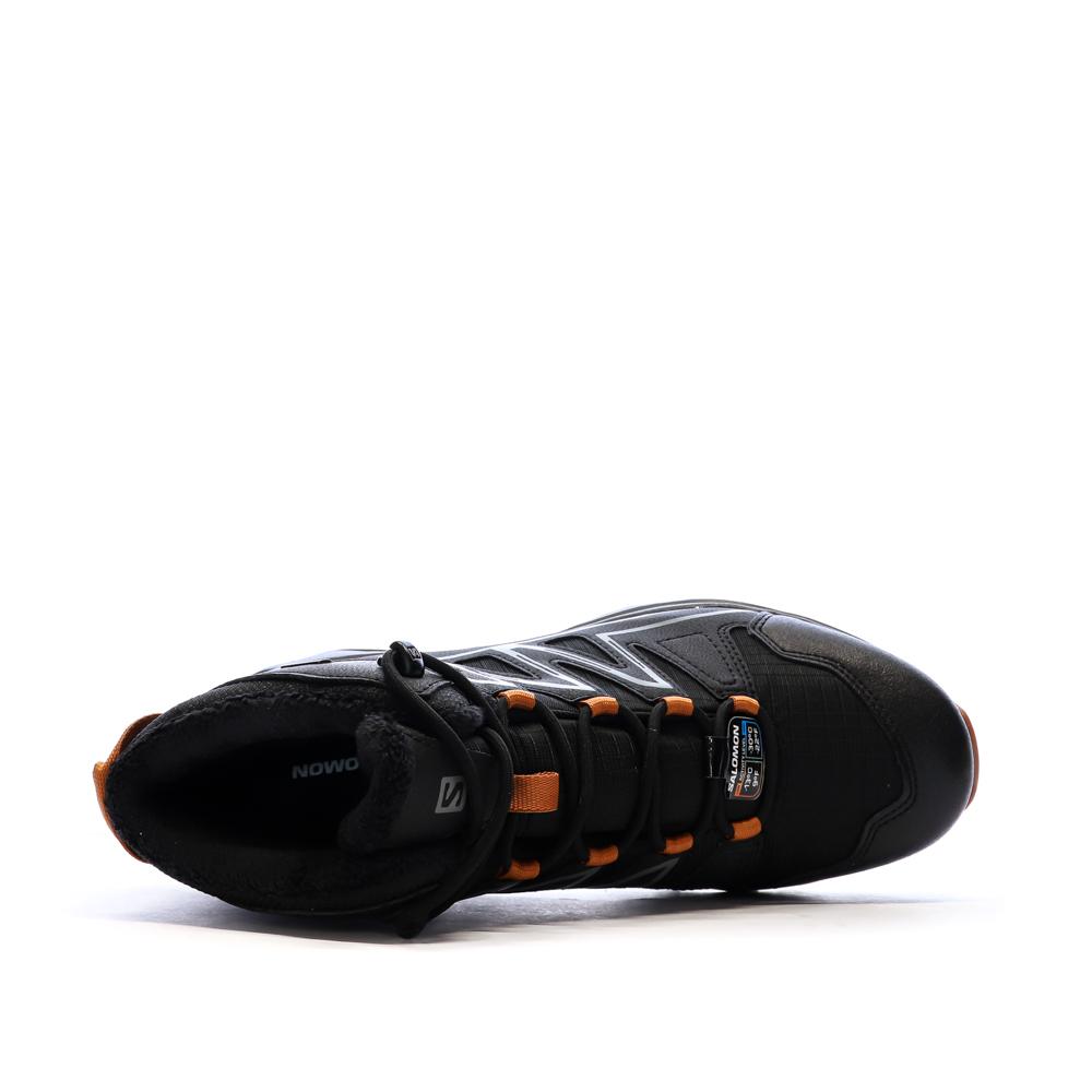 Chaussures de Randonnée Apres Ski Noir/Orange Homme Salomon Shoes Cruzano 3 Mid Gtx vue 4