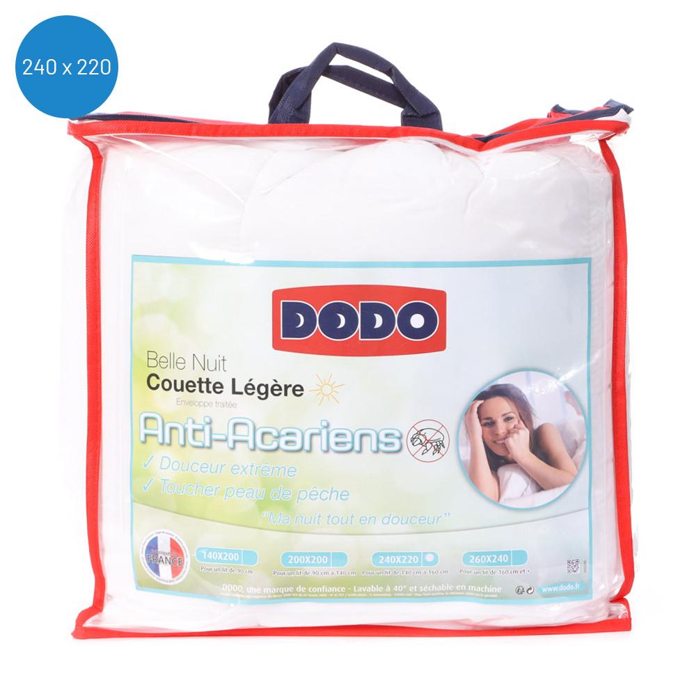 Couette Synthetique Legère Dodo 240x220 Belle Nuit pas cher