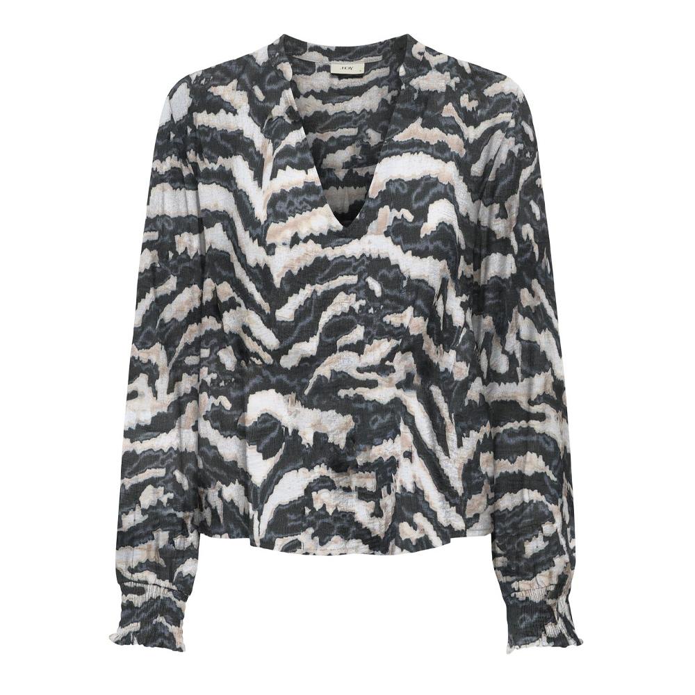 Blouse Noir/Beige Femme JDY Pepper pas cher
