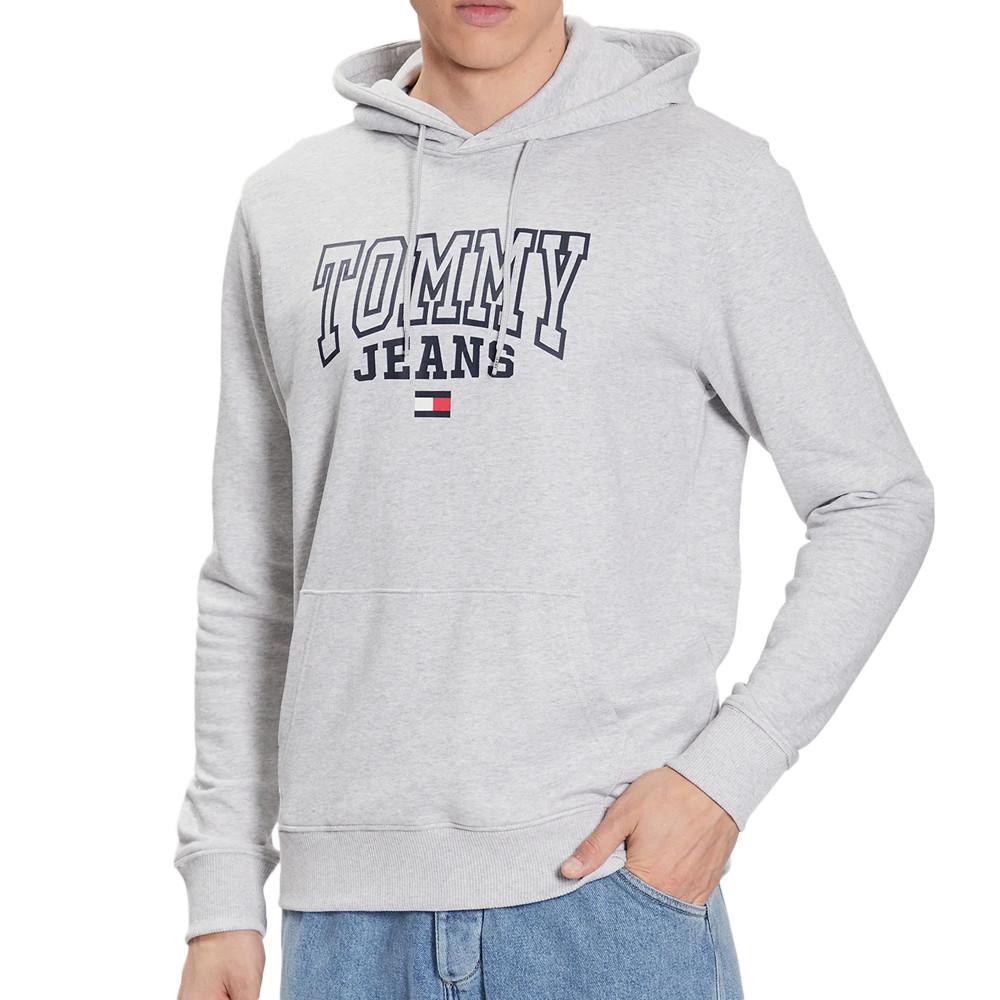 Sweat à Capuche Gris Homme Tommy Hilfiger Entry Graphi pas cher