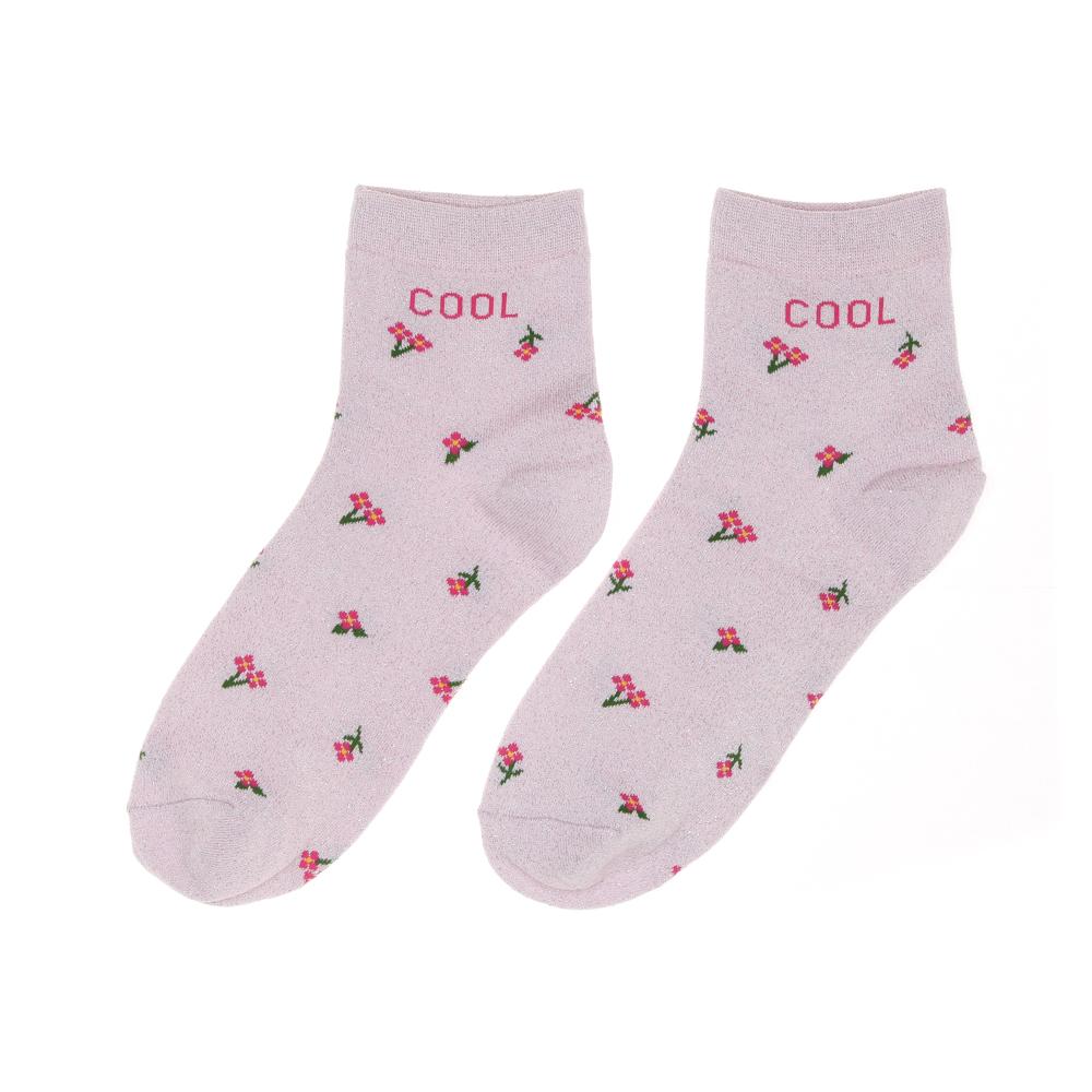 Stella Green Cool Women’s Pink Floral Socks affordable
