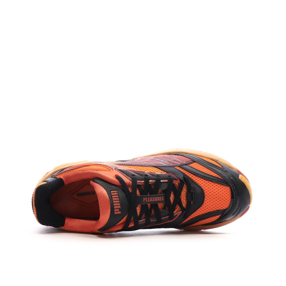 Baskets Oranges Mixte Puma Velophasis Layers vue 4