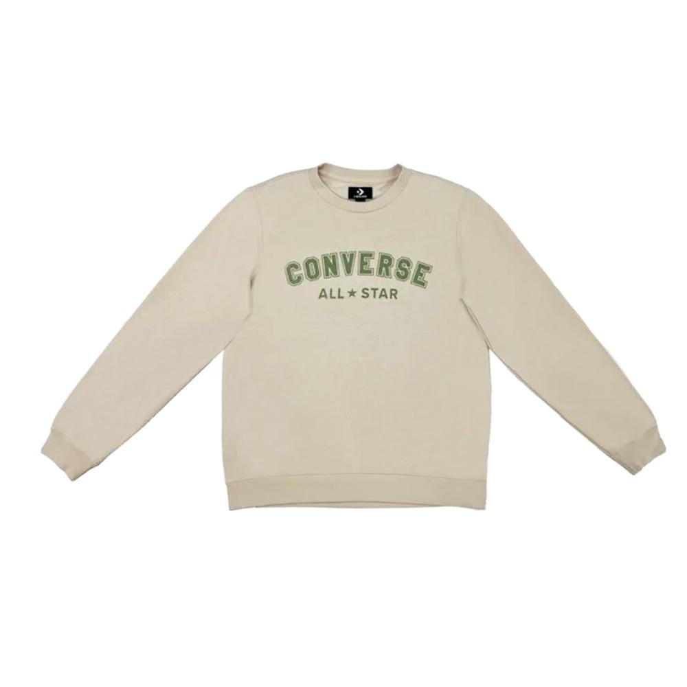 Sweat Beige/Vert Homme Converse Classic pas cher