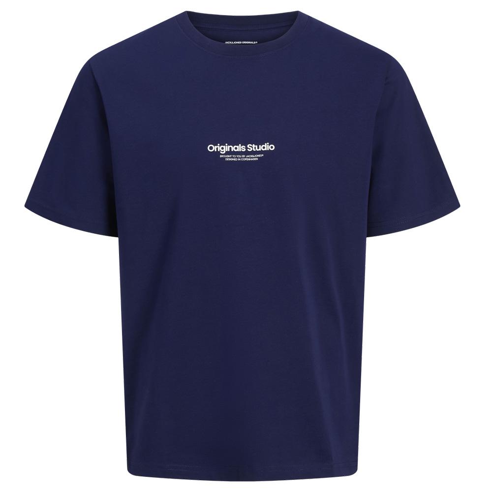 T-shirt Marine Homme Jack & Jones Vesterbro vue 3