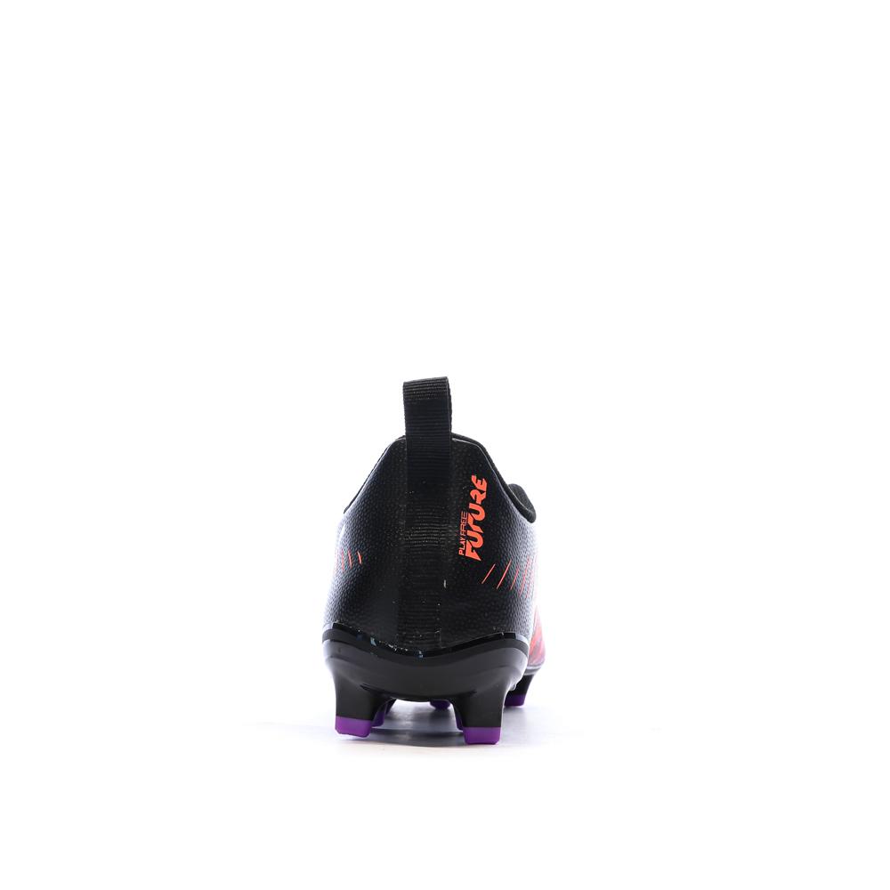 Chaussures de Foot Noir/Violet Junior Puma Future 8 Play FG/AG Jr vue 3