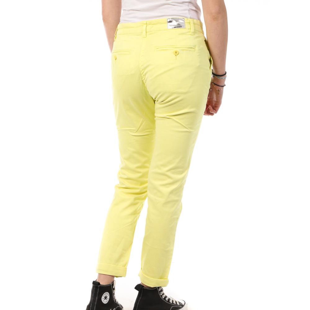 Pantalon Chino Jaune Femme Joseph In Pia vue 2