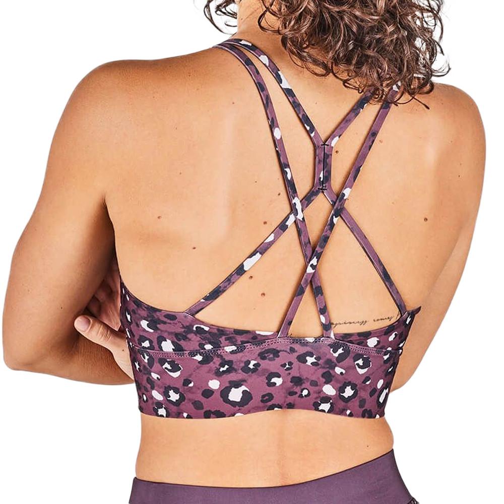 Brassière Violette à Motifs Femme No Publik California Fauve vue 2