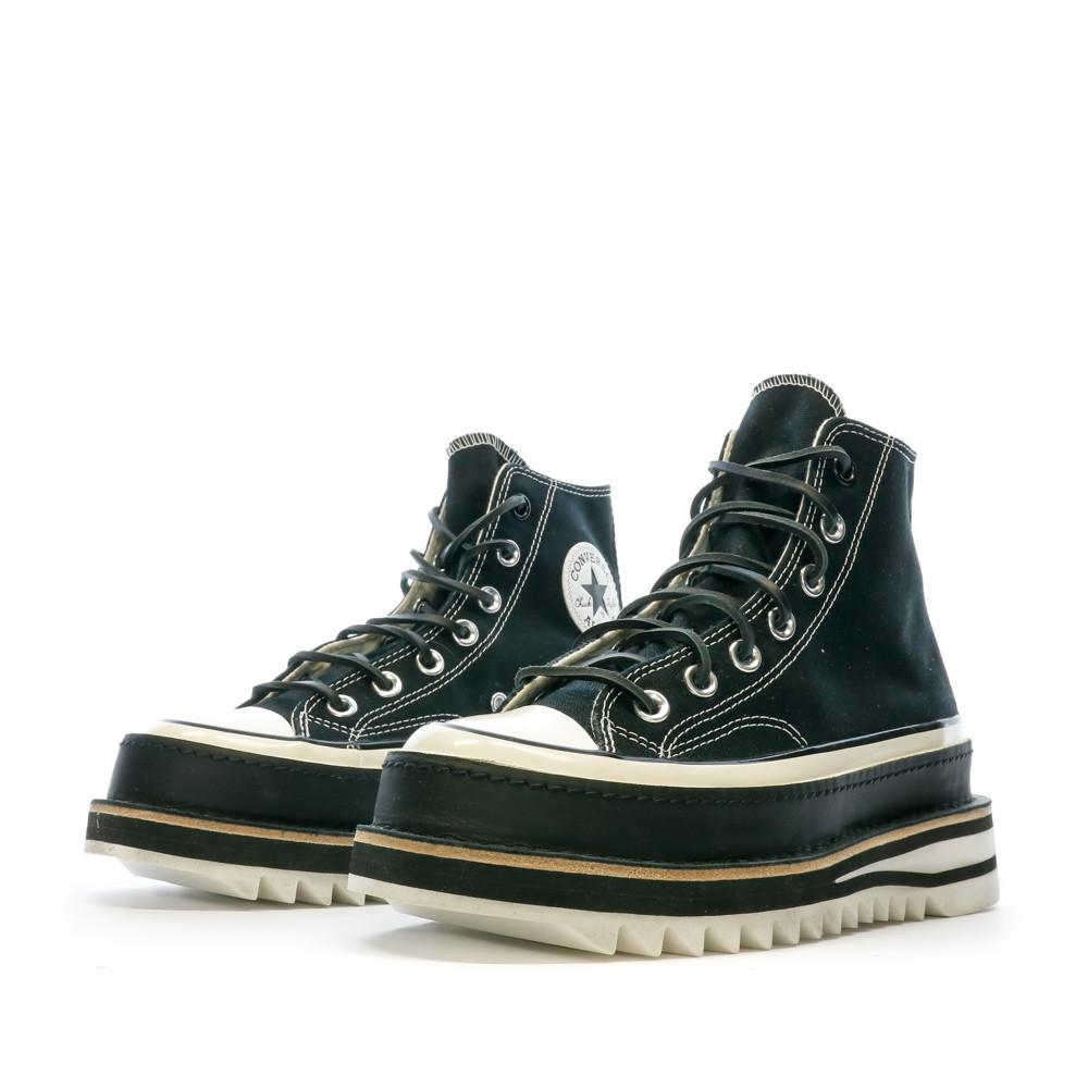 Baskets Noires Mixte Converse Chuck 70 Canvas vue 6