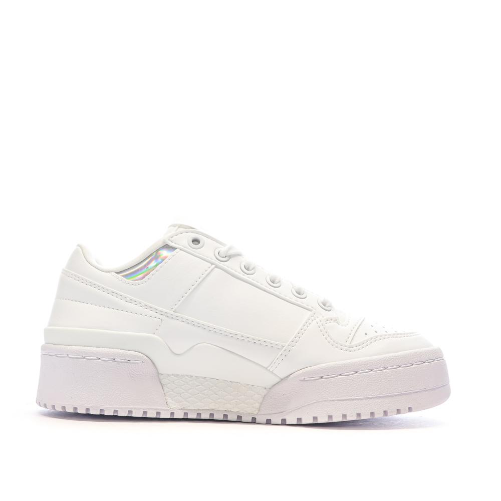 Baskets Blanches Femme Adidas Forum Bold vue 2