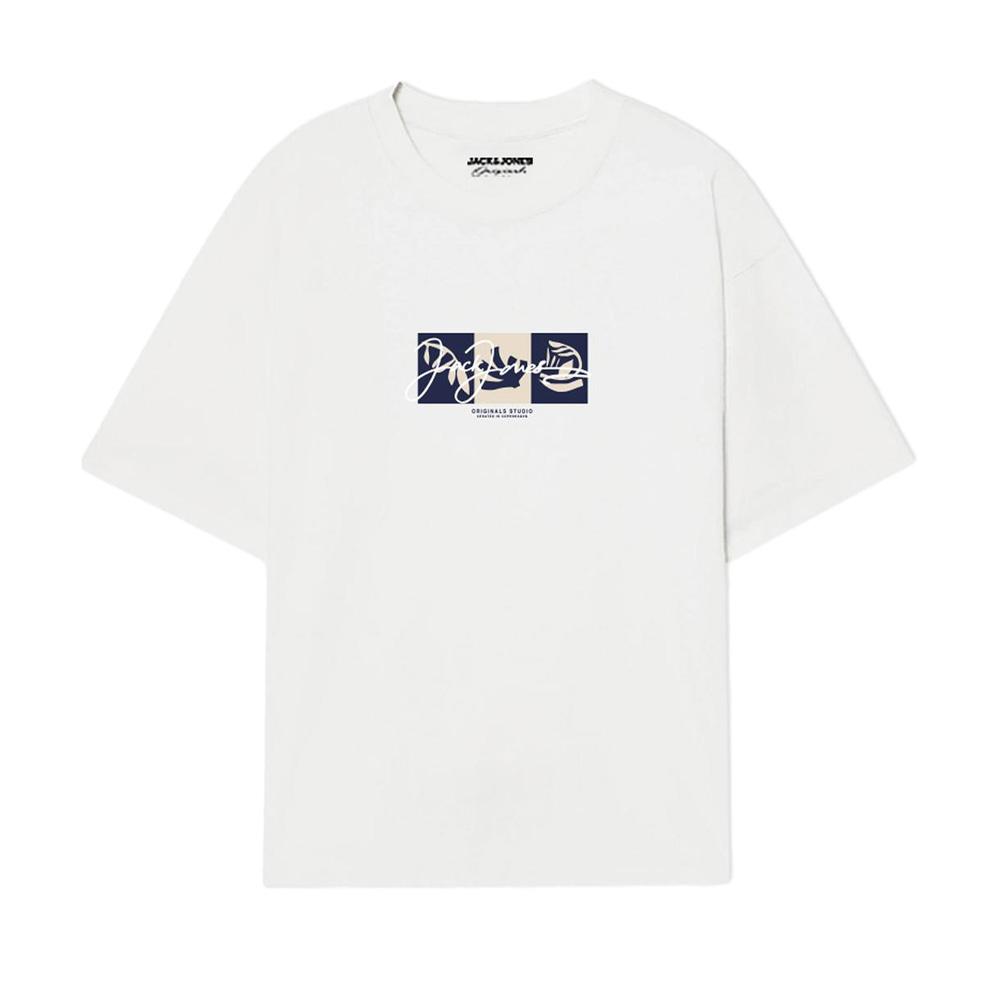 T-Shirt Blanc Garçon Jack & Jones Canggus pas cher