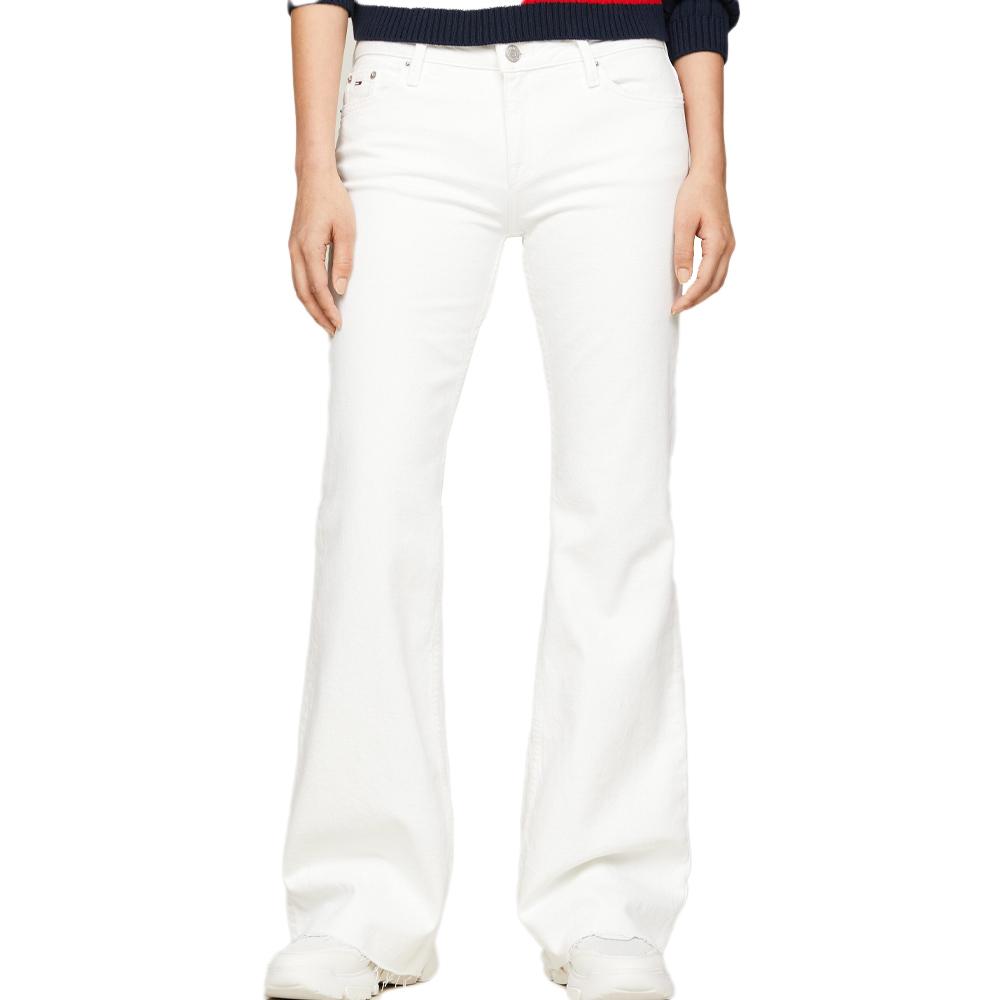 Jean Regular Blanc Femme Tommy Hilfiger Sophie pas cher