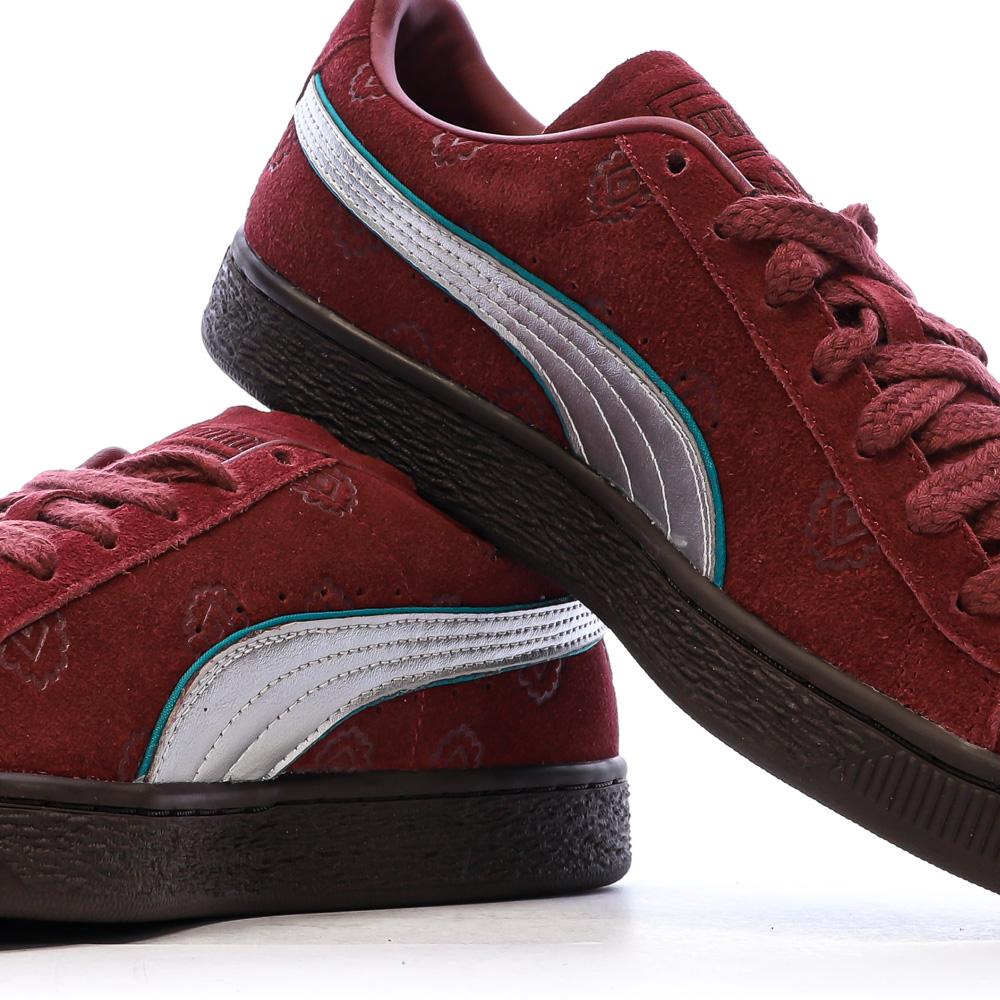Baskets Bordeaux Garçon/Fille Puma Suede 2 One Piece Jr vue 7