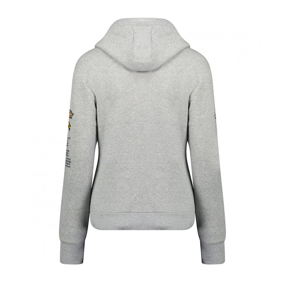 Sweat à capuche Gris Femme Geographical Norway Gymclass vue 2