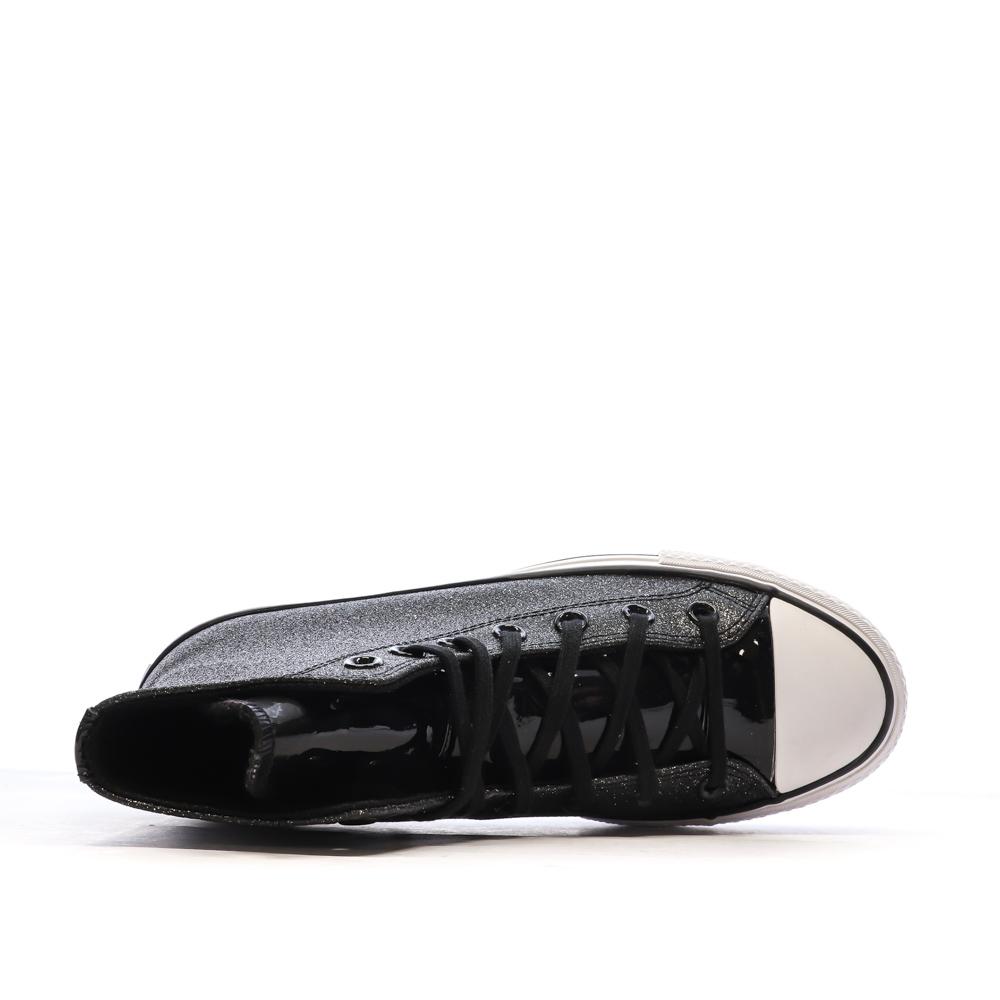 Baskets Noires Femme Converse Chuck Taylor All Star Lift A05436C vue 4