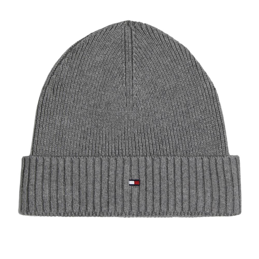 Bonnet Gris Homme Tommy Hilfiger Pima Flag pas cher