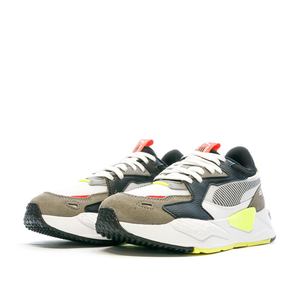Baskets Blanches/Noires/Jaunes Garçon Puma Rs-z Energy vue 6
