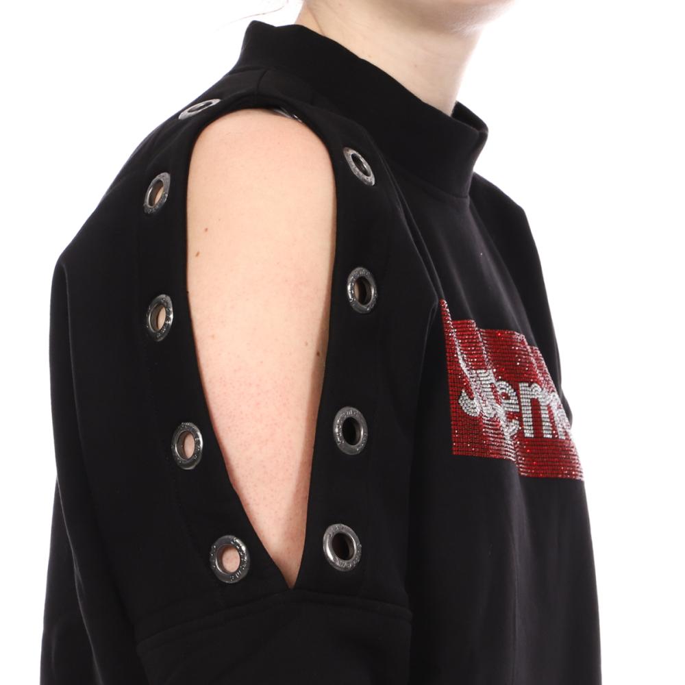 Robe Sweat Noire Femme Supreme Jessy vue 3