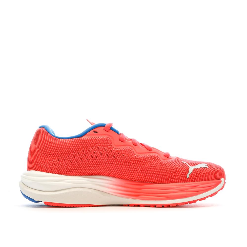 Chaussures de Running Rouge Femme Puma Velocity Nitro 2 vue 2