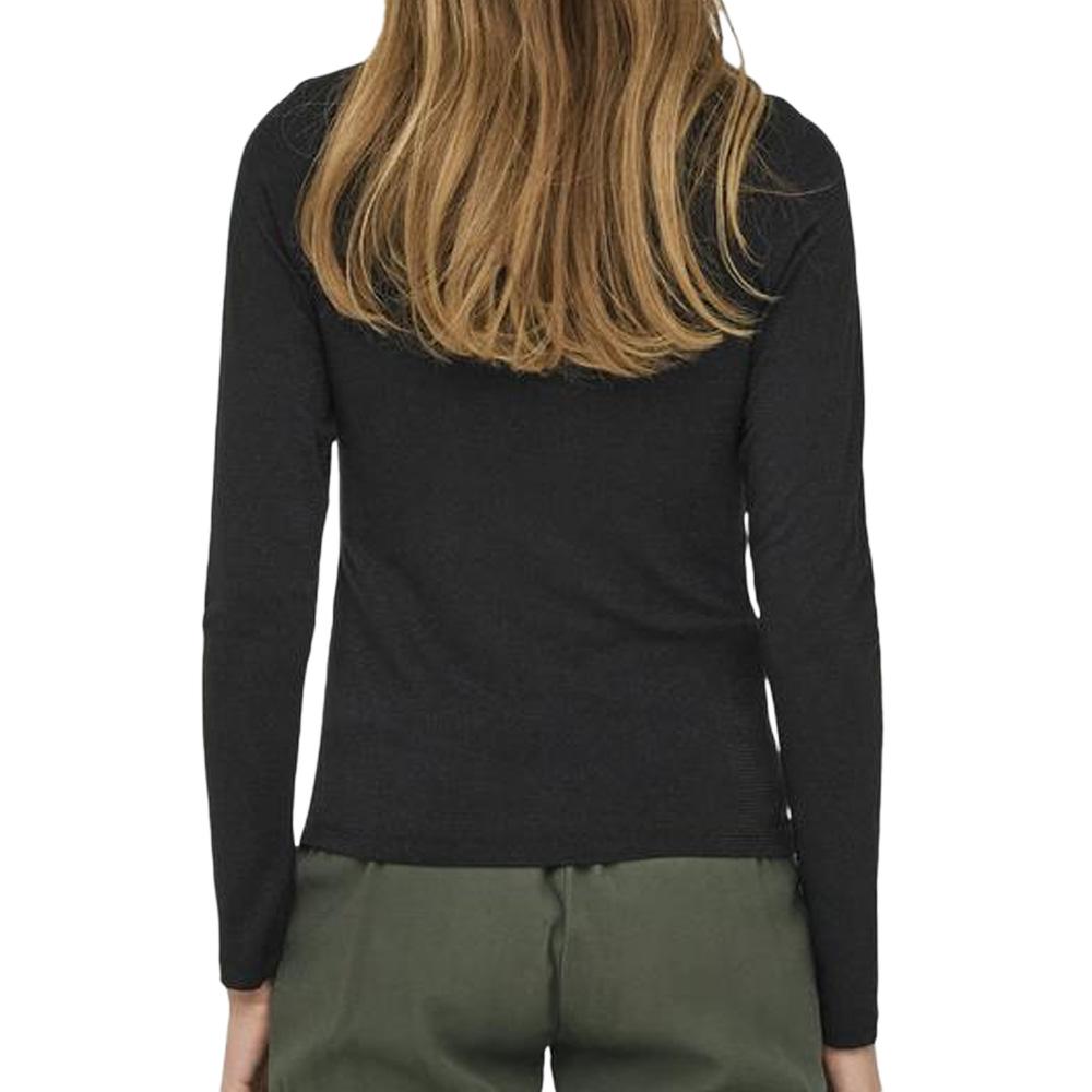 T-Shirt Manches Longues Noir Femme JDY Kaiser vue 2
