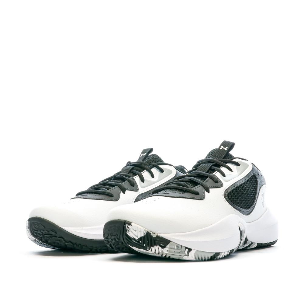 Chaussures de Basket Blanche/Noire Homme Under Armour Lockdown 6 vue 6