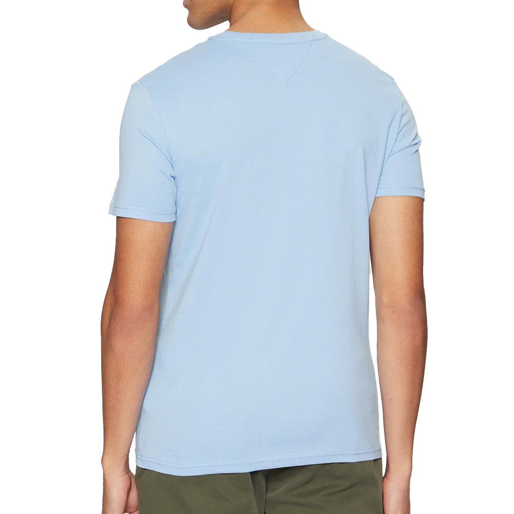 T-shirt Bleu Homme Tommy Hilfiger Jaspe DM0DM20363 vue 2