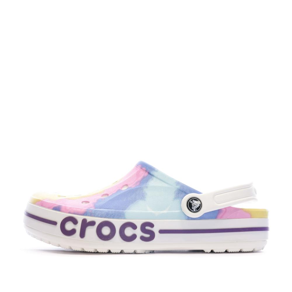 Sandales Crocs Multicolores Homme Bayaband Tie Dye pas cher