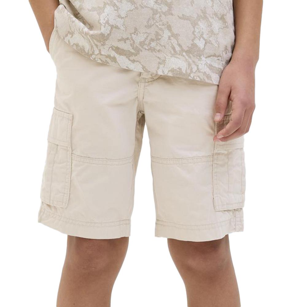 Short Beige Garçon Jack & Jones Cargo 12274580 vue 3