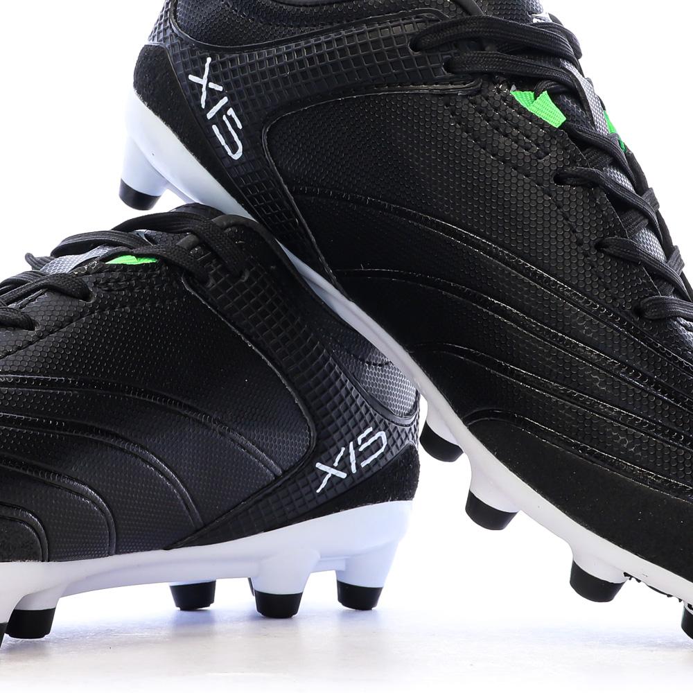 Chaussures de Rugby Noires Junior Gilbert Sidestep x15 LO MSX vue 7
