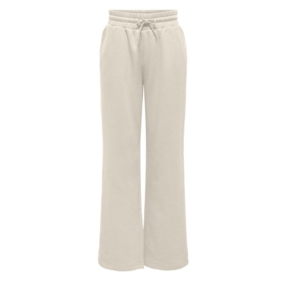Beigefarbene, locker sitzende Hose für Damen von Only Lanor günstig