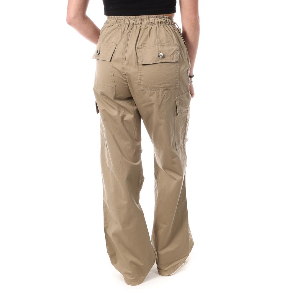 Pantalon Cargo Marron Femme Monday Premium 3178 vue 2