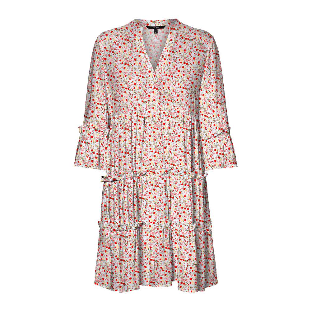 Robe Blanche/Rouge Femme Vero Moda Easy pas cher