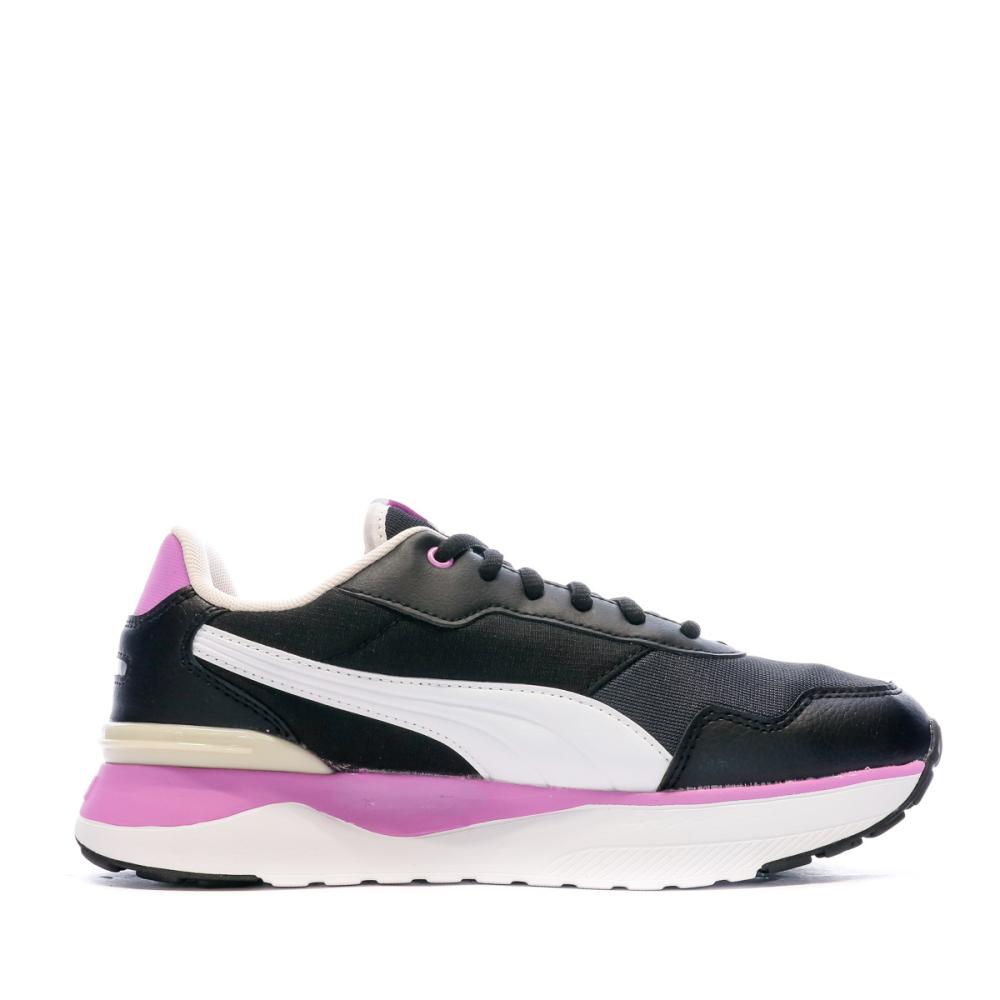 Baskets Noir/Violet Femme Puma R78 Voyage vue 2