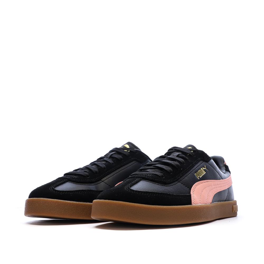 Baskets Noires/Roses Femme Puma Club Ii Era vue 6