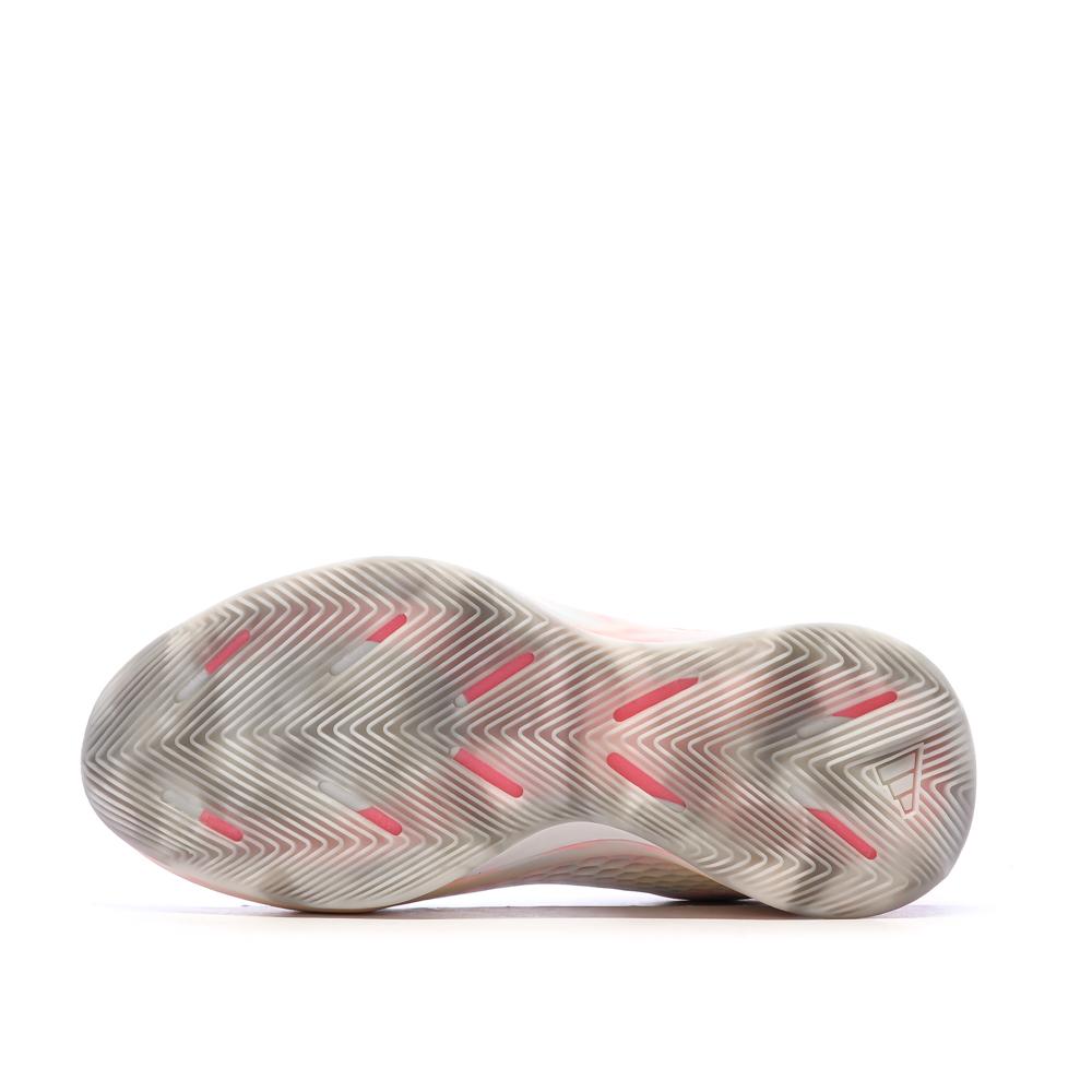 Chaussures de Basketball Rose/Blanc Homme Adidas Anthony Edwards 1 Low vue 5