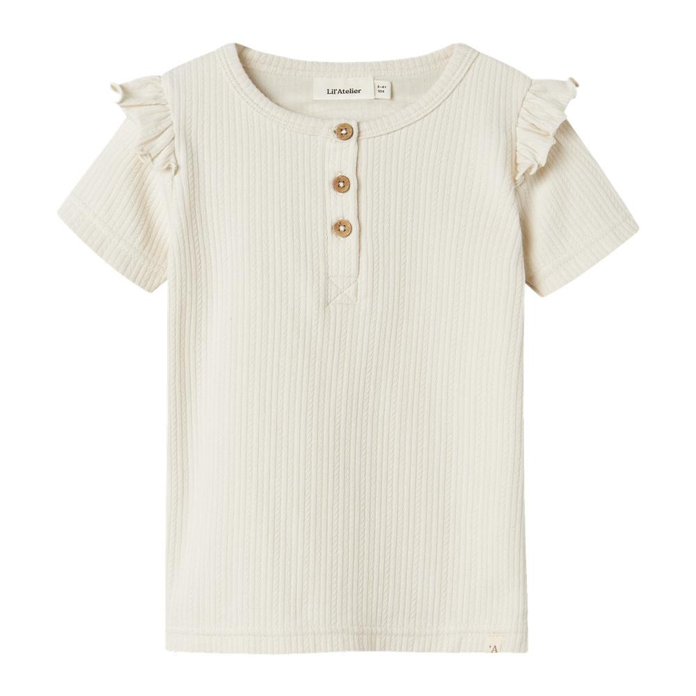 Beiges Slim-Fit-Kleid für Mädchen von Lil' Atelier 13240780 günstig