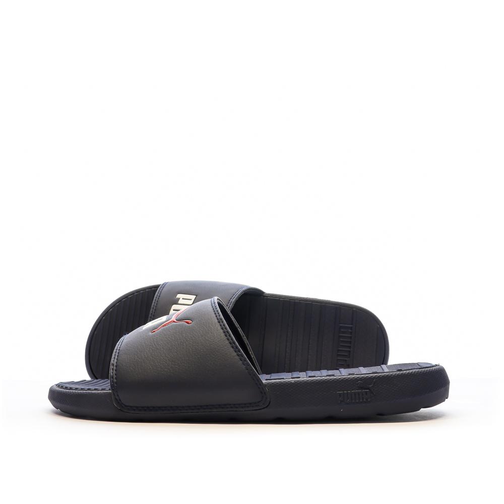 Claquettes Marine Homme Puma Cool Cat pas cher