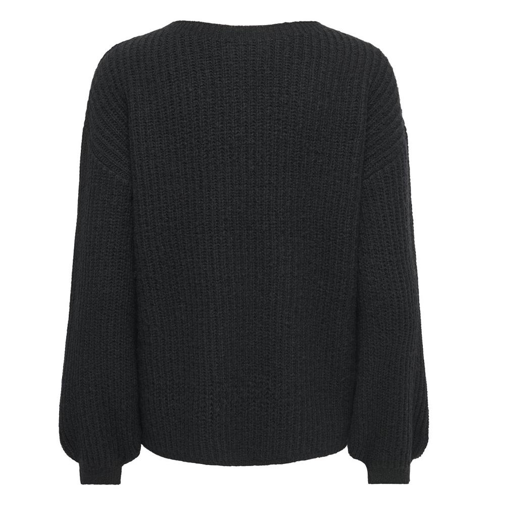 Pull Noir Femme JDY Tennison vue 2