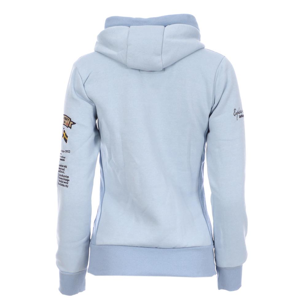 Sweat Bleu Femme Geographical Norway Gymclass vue 2