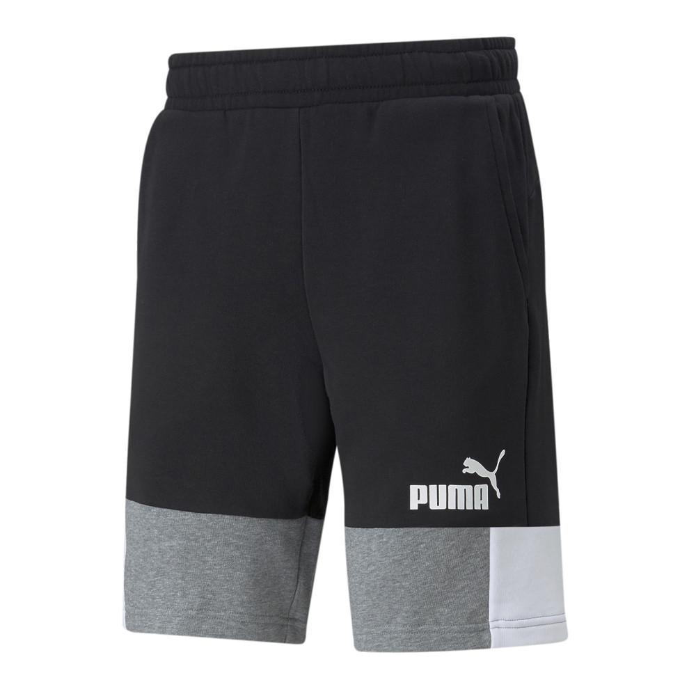 Short Gris/Noir Homme Puma Ess Block pas cher