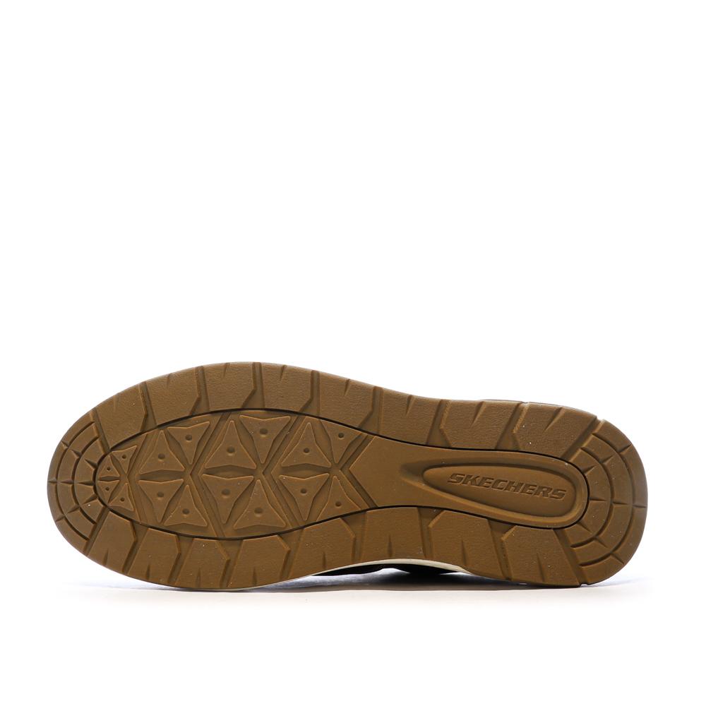 Baskets Marrons Homme Skechers Garlan vue 5