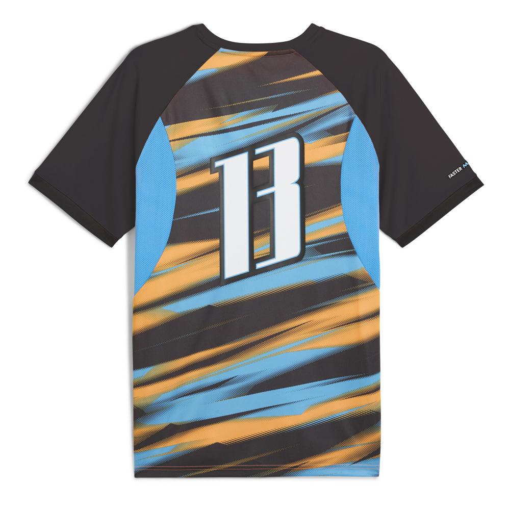 OM Maillot de bain Bleu/Noir/Orange Homme Puma Om Faster vue 2